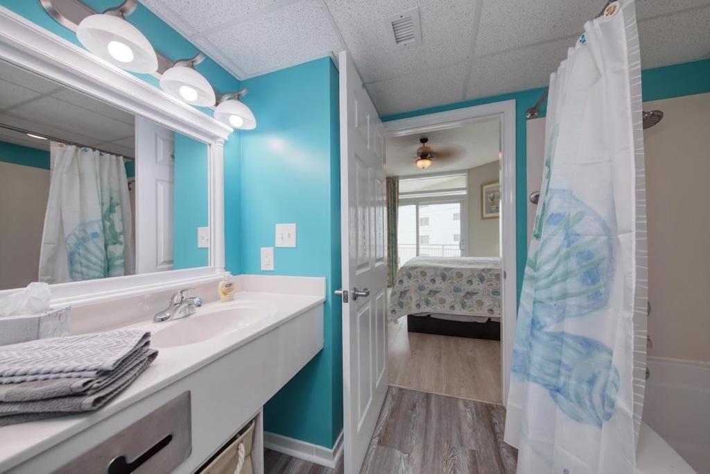 默特尔比奇2501 S Ocean Blvd, 0813 - Ocean View Sleeps 8别墅 外观 照片